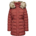 Only Onlnewluna Quilted Kadın Mont - Kiremit - XS
