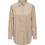 Only Onlnora New L/s Shırt Wvn Noos Kadın Kahverengi Gömlek - 15227677