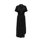 ONLY ONLNOVA LIFE ELITE IZI SHIRT DRESS SOLID Kadın Siyah Elbise - 15331928