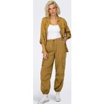 Only Onlpamala Pamuklu Relaxed Fit Kargo Bayan Pantolon 18795 Hardal