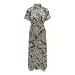 Only Onlpaula Lıfe S/S Belt Mıdı Dress Ptm Kadın Siyah Elbise - 15341613
