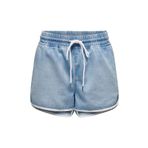 Only ONLPIERCE PULL-UP DNM TRACK SHORTS Kadın Light Blue Denim Şort - 15319174