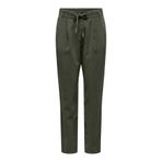 ONLY Onlpoptrash Beli Lastikli Keten Pantolon, 26/32, 15342873, Haki, Kadın