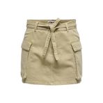 ONLY ONLPRIME MW BELT CARGO SKIRT PNT Kadın Gri Etek - 15348554