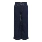 ONLY ONLREGINA HW WIDE CROP DNM DIA215 NOOS Kadın Mavi Denim Pantolon - 15358320