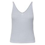 Only ONLSHINA SL Glitter Top Kadın Bluz, Mavi, XL