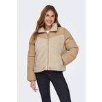 ONLY Onlsiena Kapitoneli Yapay Yumuşak Tüylü Dik Yaka Kısa Şişme Mont MONT 15322083