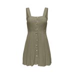 Only Onlsıesta Lınen Bl Short Strap Dress Pnt Kadın Yeşil Elbise - 15370390