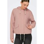 Only Onlskylar Büzgülü Regular Fit Kapüşonlu Mevsimlik Mont Bayan Mont 15218613 - Pembe