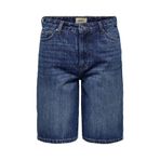Only Onlsonny Hw Wıde Dnm Shorts Noos Kadın Mavi Şort - 15256709