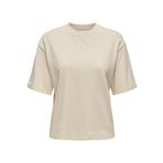 ONLY Onlsonya S/S ABD Top Box JRS kadın tişörtü, Huş ağacı/baskı: yosemite, M