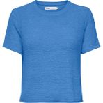 Only Onlsunny Regular Fit Bisiklet Yaka Örme Kazak Bayan Kazak 15254282 - Mavi