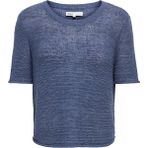 Only Onlsunny S/s Pullover Knt Noos Kadın Mavi Kazak - 15254282 - XL