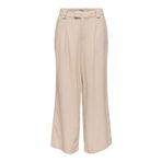 Only Onlsvea Keten Karışımlı Regular Fit Orta Bel Bayan Pantolon 15364120 BEJ