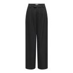 Only Onlsvea Keten Karışımlı Regular Fit Orta Bel Bayan Pantolon 15364120 SİYAH