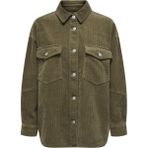Only Onltıggy L/s Cord Shacket Pnt Kadın Gri Ceket - 15331547 - M