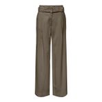 Only Onltila Loose Fit Yüksel Bel Geniş Paça Kemer Detaylı Bayan Pantolon 15367390 HAKİ