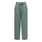 ONLY ONLTIZANA Kadın Pantolonu, Normal Kesim Pantolon, Balsam Yeşili, XS