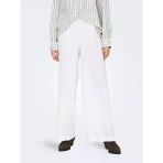 Only Onltokyo Hw Lınen Blend Pant Pnt Noos Kadın Beyaz Pantolon - 15259590