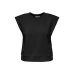 ONLY ONLUMA S/L O-NECK UB SWT Kadın Siyah Sweatshirt - 15351053