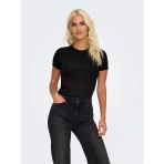 Only Onlval S/S O-Neck Top Cc Jrs Kadın Siyah T-Shirt - O15339774
