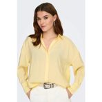 Only Onlzazima Modal Oversize Fit Uzun Kollu Bayan Gömlek 15272523 SARI