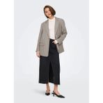Only Oversize Kahve Kadın Ceket Onllında Ls Boyfr Mel Blazer Tlr No