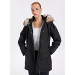 ONLY Parka Kaban, M, ONLNEWKATY PARKA LIFE OTW CC, Siyah, Kadın