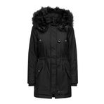 ONLY Parka Kaban, S, Bilinmeyen, Siyah, Kadın