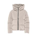 ONLY Puffer Mont, L, 15318451, Krem, Kadın