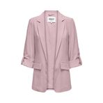 ONLY Rahat Kalıp Blazer Ceket, 34, 15310839, Pudra, Kadın