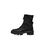 Only Shoes Onlbetty-5 PU Front Zip Siyah Kadın Bot Ayakkabı
