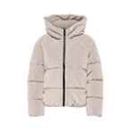 ONLY Şişme Ceket Kapüşonlu, XL, 5003202618, Taş, Kadın