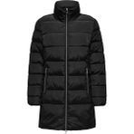 ONLY Siyah Kadın Kaban ONLNEWLINA PUFFER ZIP COAT OTW KTA