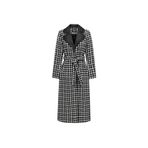 Only Siyah Kadın Kaban ONLNEWRITA HOUNDTOOTH COAT OTW