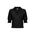 Only Siyah Kadın Kazak Onlane Ss Sequıns V-Neck cc Knt
