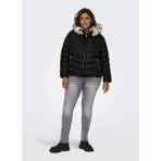 Only Siyah Kadın Mont Carnew Ellan Quılted Hood Jacket Ot - 42 - 44