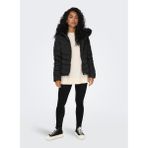 Only Siyah Kadın Mont Onlellan Quılted Hood Jacket cc Otw - XS - Black