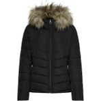 Only Siyah Kadın Mont Onlellan Quılted Hood Jacket cc Otw - XS