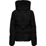 Only Siyah Kadın Mont Onlharper Lıfe Belted Premıum Jacke - XS