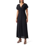 ONLY Siyah Kadın Uzun Elbise ONLNOVA LIFE VIS MOLLIE LONG DRESS SOLI, XS