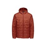 Only & Sons 22022613 Onspıet Quılted Hood Jacke Bordo Erkek Kapüşonlu Mont