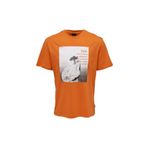 Only & Sons 22025271_ONSPAUL REG PHOTOPRINT SS O Yaka Baskılı Turuncu Erkek T-shirt