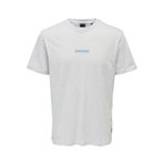 Only & Sons 22025677_ONSTROY REG SS TEE O Yaka Baskılı Mavi Erkek T-shirt