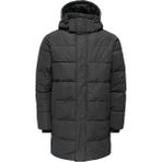 Only & Sons Antrasit Erkek Mont Onscarl Lıfe Long Quılted Coat Otw
