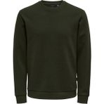 Only & Sons Bisiklet Yaka Koyu Gri Erkek Sweatshirt 22018683_ONSCERES Crew Neck Noos - M