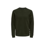 Only & Sons Bisiklet Yaka Koyu Gri Erkek Sweatshırt 22018683_ONSCERES CREW NECK NOOS