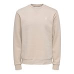 Only & Sons Ceres Erkek Krem Sweatshirt (22035226-SLG)
