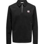 Only & Sons Dawson Erkek Siyah Polo Sweatshirt (22034751-JBK)