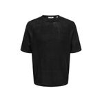 Only & Sons Dokuma Kumaş Crew Neck T-Shirt, XL, 22033561, Beyaz, Erkek